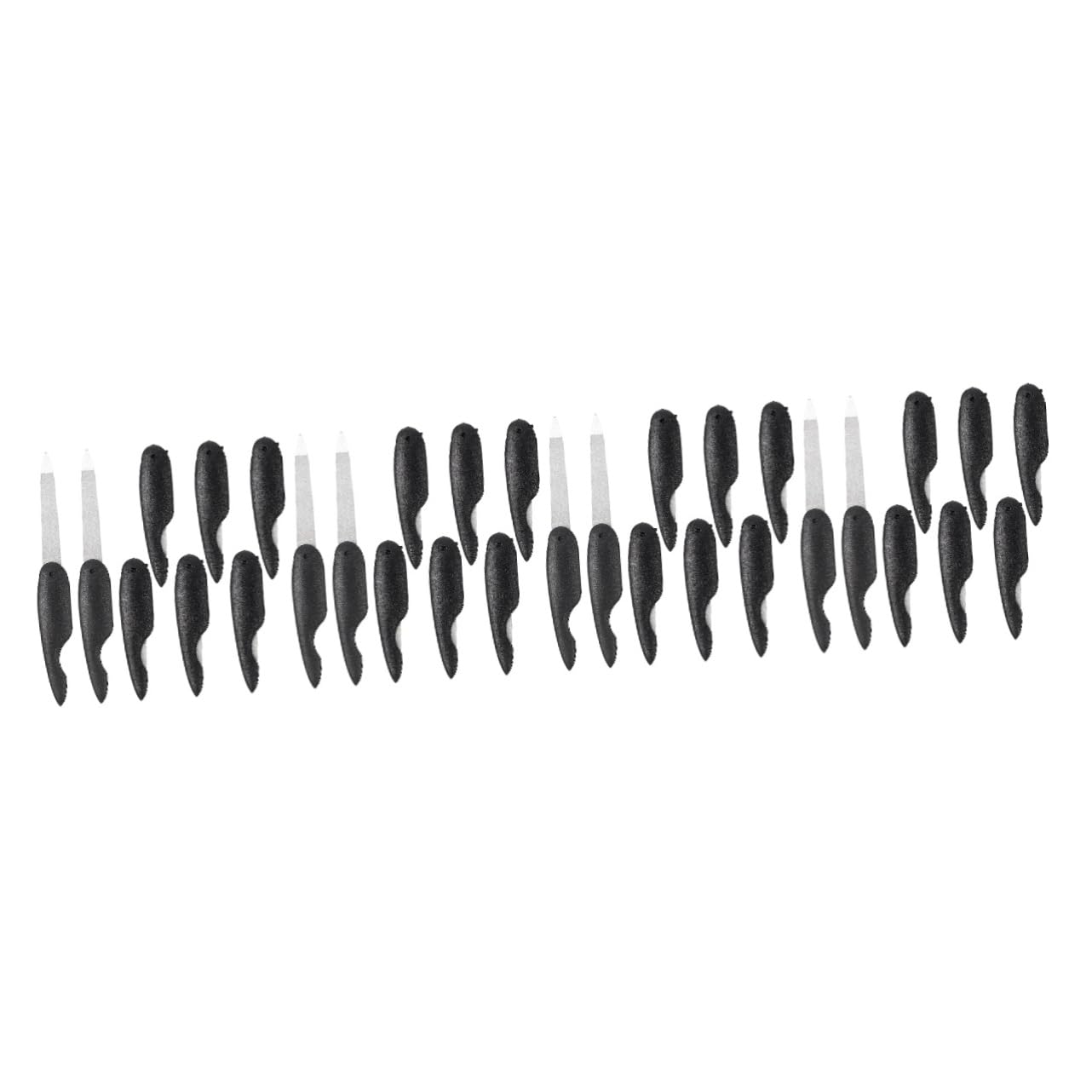 32piezas Limas De Uñas De Metal Plegables De Uñas Doble Cara Para Manicura De Dedos y Pies Diseño Elegante y Duradero
