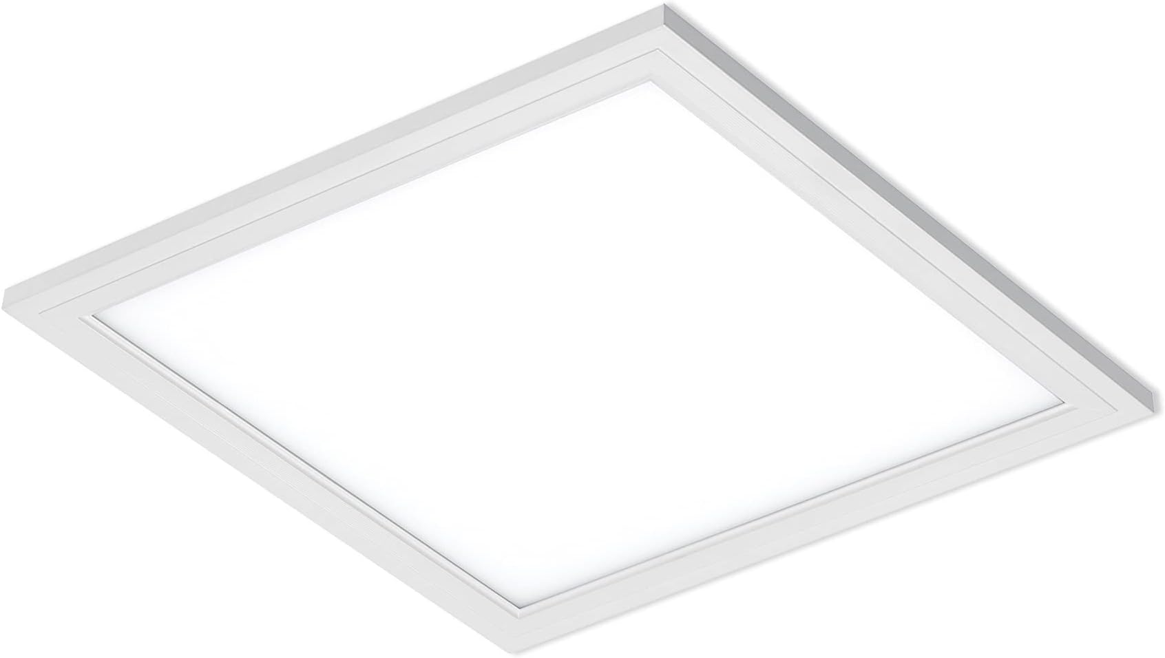 BRILONER Leuchten - LED Ceiling lamp Panel, LED lamp, Living Room lamp, Ceiling Light, Ceiling Spotlight, 12W, Square, White 29.5 cm [Energy Class F]