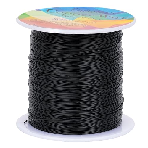 Tarnish Resistant Copper Wires 28 Gauge/0.3mm, 328 Feet, Black
