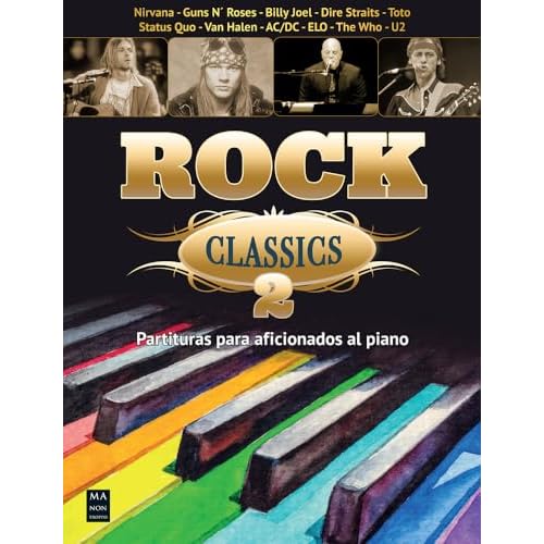 Rock Classics 2: Partituras para aficionados al piano