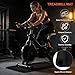Hahorpa 43*120cm Treadmill Mat Floor Protector, Anti Vibration Turbo Trainer Mat, Non-Slip Double-Sided Silicone Exercise Mats Thick, Stable Gym Floor Mats for Fitness Equipment, Indoor Cycling, Home