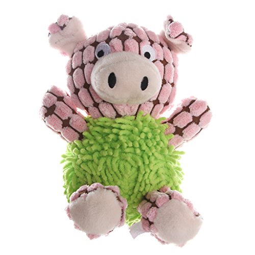 Ifoyo Hundespielzeug aus Plüsch, mit Quietschelement, süßes, hartes Haustier-/Hundespielzeug für zahnende mittelgroße und kleine Hunde