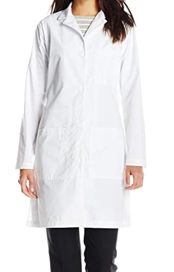 Wink WonderLAB Women's Long Coat, White, 5XL by WINK - Used condition - US$21.62