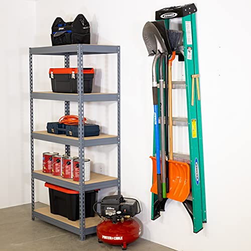 Storeyourboard Ladder Storage Wall Hook, Garage Mount, Steel Gear Hanger #TOP3