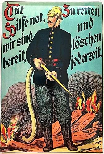 Deko7Tin Sign 30 x 20 cm TUT Help Not, Wir sind willto save and erase at any time