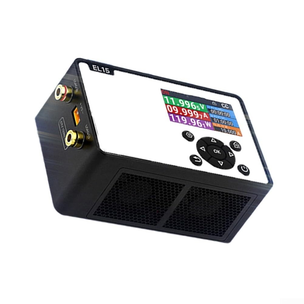 Probador de carga electrónico,Programable 60V 12A con control PID,Para fuente de alimentación para prueba de envejecimiento de la batería