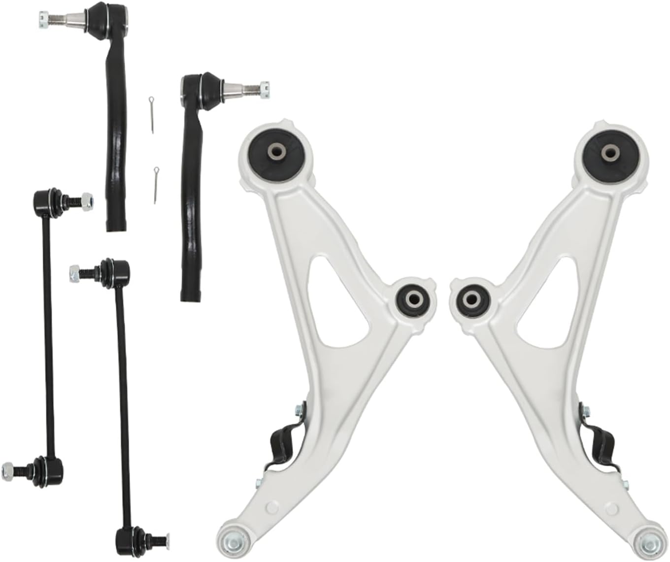 LABLT Front Lower Control Arms Sway Bars Tie Rods Kit Replacement for QX60 Pathfinder JX35 2013-2019 Replacement for K750094 K750095