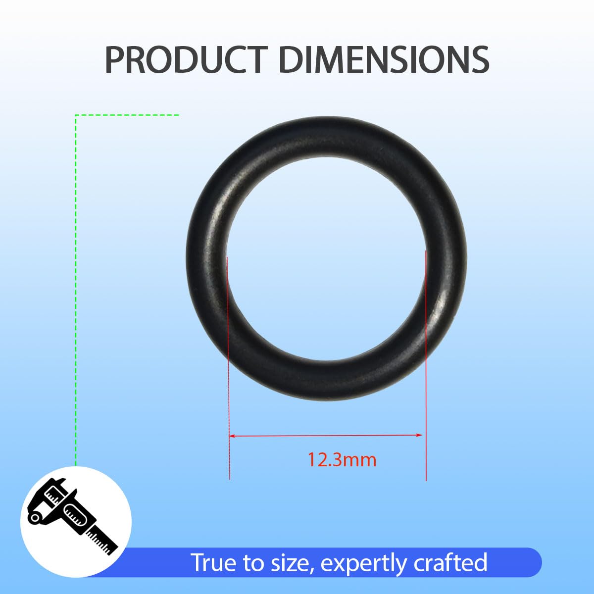 806912200 O-Ring (12.3x2.4mm) -CVT Transmission Control Valve Seal - Fit for Subaru Crosstrek, Forester, Impreza, Legacy, Outback XV Crosstrek - 2 Pack