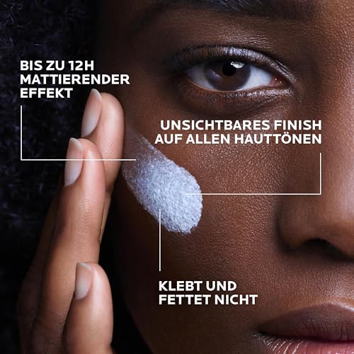 La Roche Posay Sonnenfluid, Für das Gesicht und ölige Haut, Transparent und mattierend, Mit Airlicium-Technologie, Ohne Duftstoffe, Anthelios UVmune 400 Oil Control Fluid LSF 50+, 50 ml