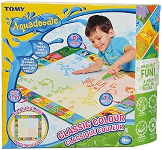 Aquadoodle Classic Large Water Doodle Mat, Official TOMY No Mess Colouring and Drawing Game, Suitable for Toddlers and Children From 18 Months+