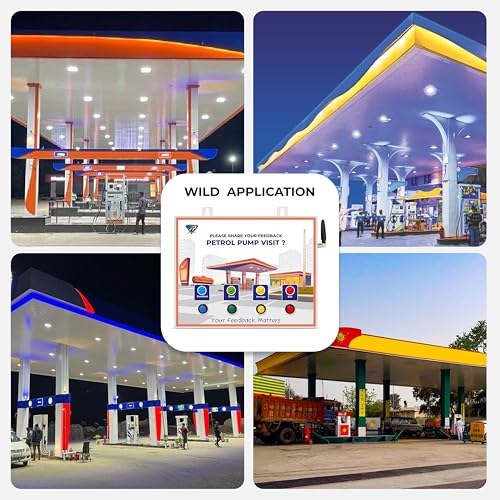 Image of Rely Cure ⇒ VP INDUSTRIES (Lite Model) Petrol Pump Feedback Machine with Inbuilt WiFi Hotspot | Smiley Feedback System with Mobile App & Live Reports