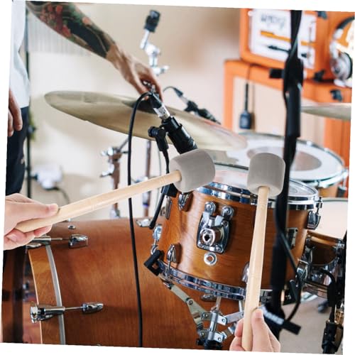 TOYANDONA 2 piezas de baquetas de espuma para bombo, para práctica, conciertos y presentaciones, ideal para entusiastas de la música miniatura 3
