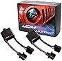 iJDMTOY (2) H4-To-H13 Compatible With Jeep Wrangler JK Anti-Flicker Decoders Fit Any 7-Inch Round LED Headlight Systems
