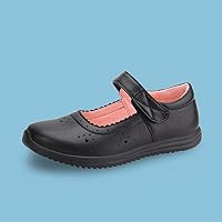 Vista 3 de JABASIC Zapatos de vestir escolares para niñas Mary Jane Flats