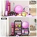 6-Tier Home Gym Storage Rack with Wheels, Dumbbell Weight Rack and Yoga Mat Organizer, Multi-Purpose Gym Equipment Storage Stand for Home Gym Accessories