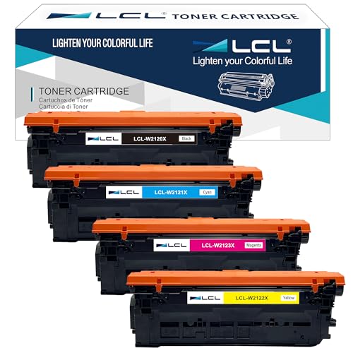 Toner compatible HP 212X W2120X W2121X W2122X W2123X pour LaserJet Enterprise M554 M555 M578
