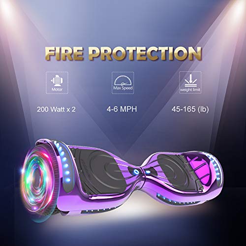 Hoverstar LBW12A Hoverboard Certified Hs2.01 Bluetooth Flash Wheel thumb #4