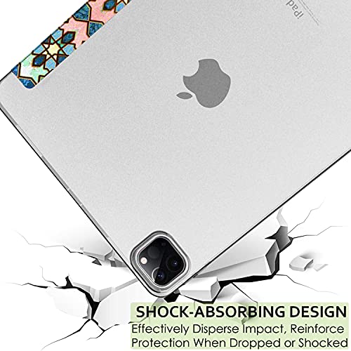 Image of DuraSafe Cases for iPad Pro 12.9 inch 6th 5th 4th Gen Printed Case A2436 MHNF3HN /A MHNG3HN /A MNXR3HN /A MNXT3HN /A A2378 MHNF3HN /A MHNG3HN /A A2229 MY2H2HN /A MY2J2HN /A A2461 MHNH3HN /A MHNJ3HN /A - Damask