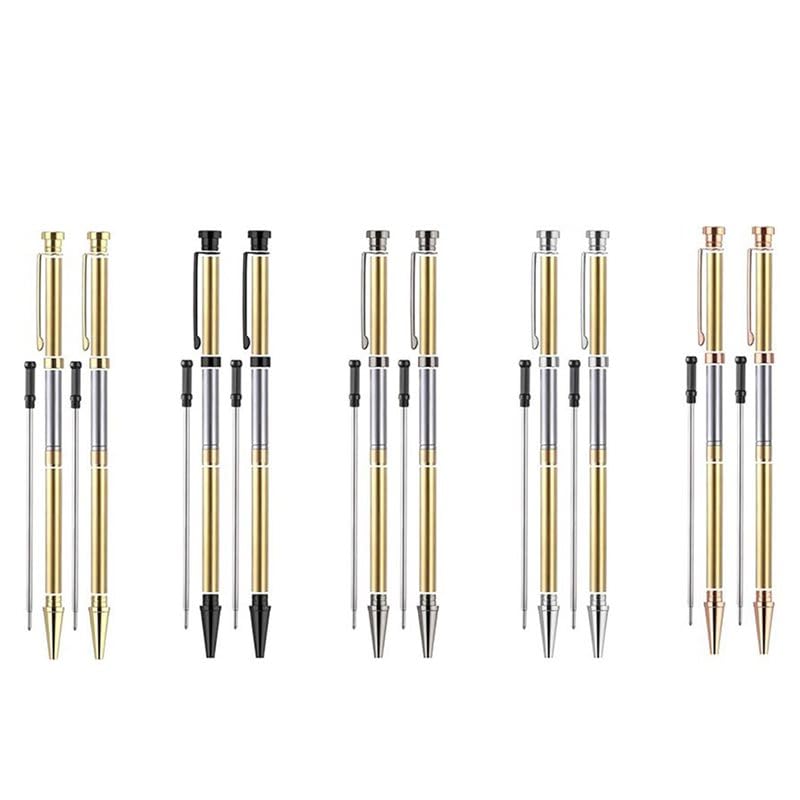 Kit de tournage à bois avec 10 stylos fins 7mm et ébauches