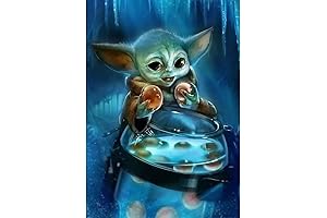 Grogu Diamond Painting Kit: Unleash Your Inner Artistry with Baby Yoda's Charm