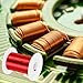 MECCANIXITY 42 AWG Magnet Wire, 42 Gauge Enameled Copper Wire, 4 oz Magnetic Coil Wire for Transformer, Motor, Electric, 155C(311F)