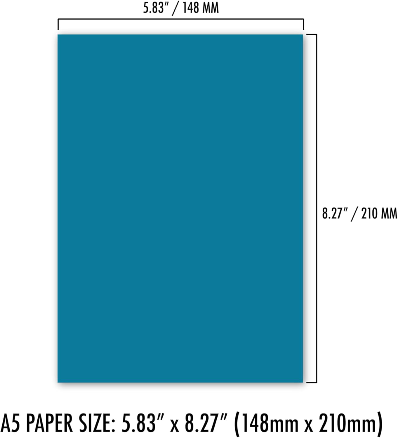 Foiled A5 Month on 2 Pages Calendar Refill, 5.8" x 8.3" | 148mm x 210mm, Sunday Start, Ring Binder Planner Insert, Dated Monthly View, Gold Satin Finish