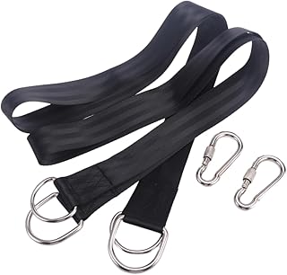 NUSITOU Rede Resistente Rede De Balanço Ao Ar Livre Para Rede Externa Kit De Suspensão Cintas De Corda De Balanço Cintas De Balanço Suspensórios De Balanço Conjunto Alça Ajustável Corda