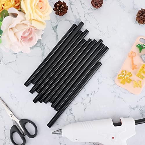 Black Hot Glue Sticks Full Size, Enpoint 8" Long X 0.43" Dia Hot Melt Glue Sticks Strips Melting Adhesive Glue Sticks Set For Handmade Car Diy Art Craft Home Office Project Craft Fix & Repairs #TOP5