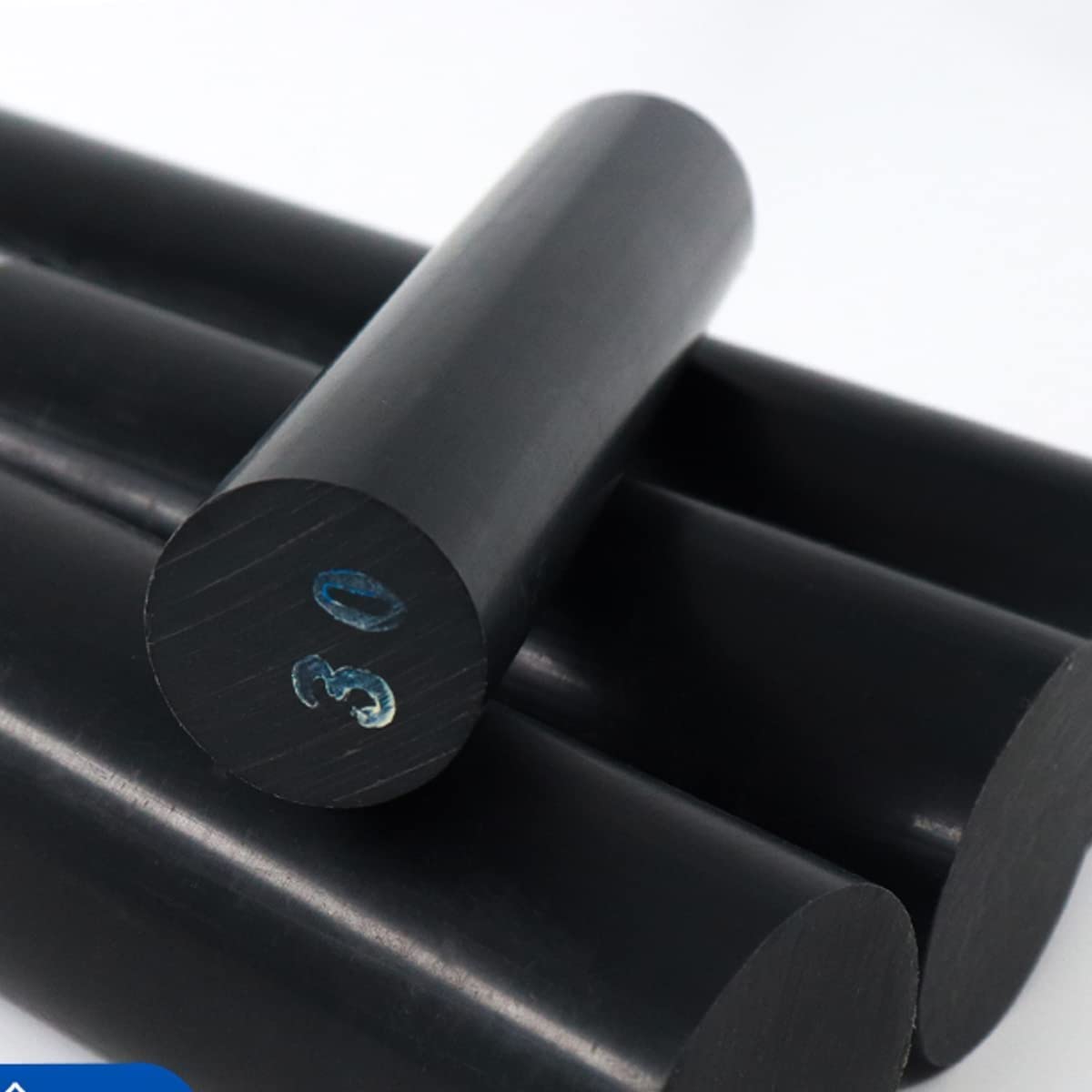 ZOENAE 40 Pièces Tige De Barre Ronde En Plastique ABS Styrène Diamètre 0.5mm -10mm, Longueur 500mm, Adaptée Aux Fenêtres Modèles De Bricolage, Artisanat (Size : Dia4mm