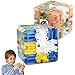Produktbild 3D Labyrinth Würfel,1/2 PC Cube Magique Labyrinthe 3D, Marmor-Labyrinthwürfel, Lernspiel, Geschenk für Familienfeiern zu Hause (Blau+Orange)