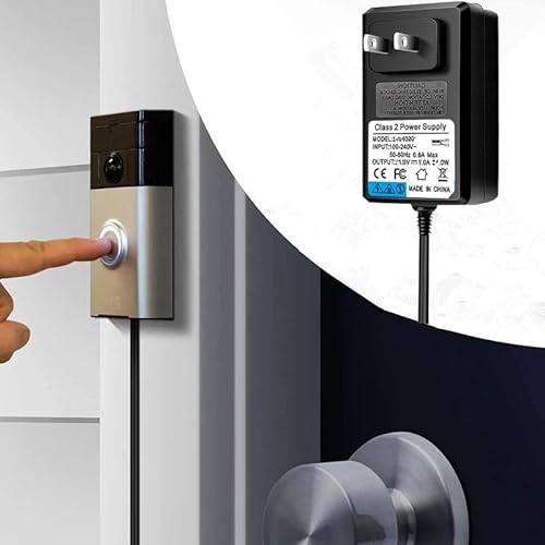 image for Ousaly 18V Video doorbell Power Adapter for Video Doorbell, Ring Video