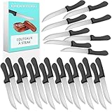 CONÇUS POUR PASSIONNÉS DE VIANDE ET PROFESSIONNELS Ces couteaux viande professionnel sont destinés aux amateurs exigeants, passionnés de barbecue, chefs à domicile, familles nombreuses et restaurateurs. Si vous êtes une personne qui apprécie la viande parfaitement découpée et souhaite impressionner ses invités, ce set répond exactement à votre besoin de performance et d’élégance.