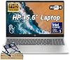 Laptop HP 15.6" FHD táctil IPS AI, potente CPU Intel Core Ultra 5 225U de 12 núcleos, 8GB RAM DDR5, 512GB almacenamiento, incluye Microsoft 365, cámara web con obturador, tecla Copilot AI, Win11H, con enfriador para laptop 2