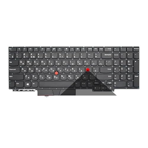 Lenovo�AIBM�AThinkpad E14 R14 E15 R15 S3 Gen2�p�o�b�N���C�g�t���č����V�A��m�[�g�p�\�R���L�[�{�[�h(RU E15 R15)