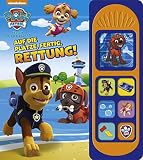 PAW Patrol - Auf die Plätze, fertig, Rettung! -Soundbuch - Nickelodeon - Pappbilderbuch mit 7 Geräuschen für Kinder ab 3 Jahren