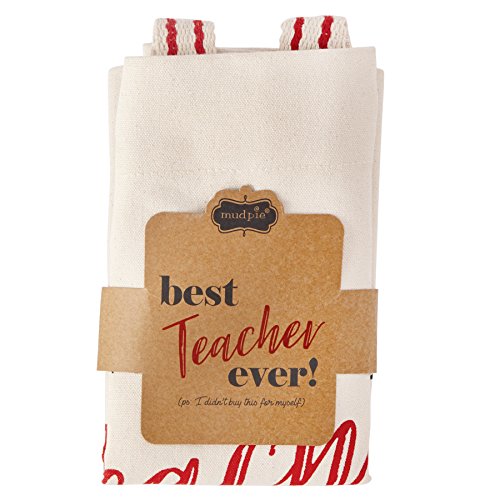 Sac fourre-tout enseignant grand format Mud Pie cabas de cours coton