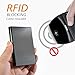 RFID Blocking Credit Card Holder, JuneLsy Metal Credit Card Case for Men and Women Credit Card Holder Wallet for Bank Cards and ID Cards Black