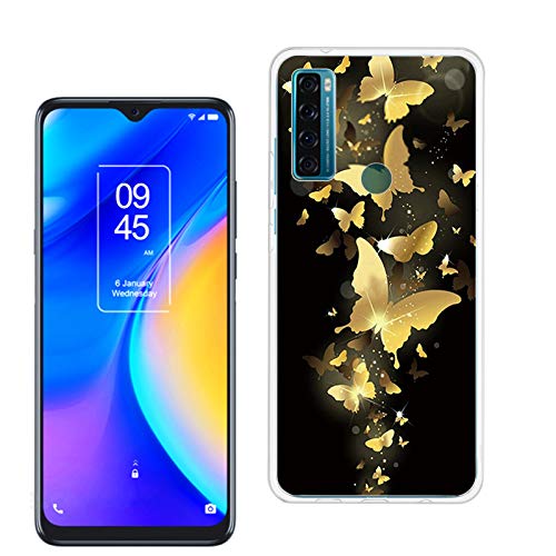 Jieni Per Tcl 20 Se Custodia Cover (6.82"), Ultra Sottile Tpu Case Trasparente Morbido Silicone Custodie Protettivo Shell Per Tcl 20 Se Guscio - Wma30
