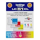 Brother® LC51, Tricolor Ink Cartridges, Pack of 3