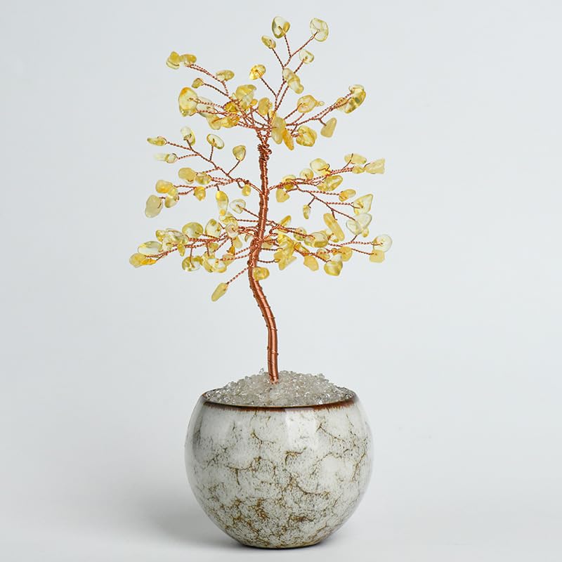 Arbre porte-bonheur rose en quartz cadeau idéal pour vos proches
