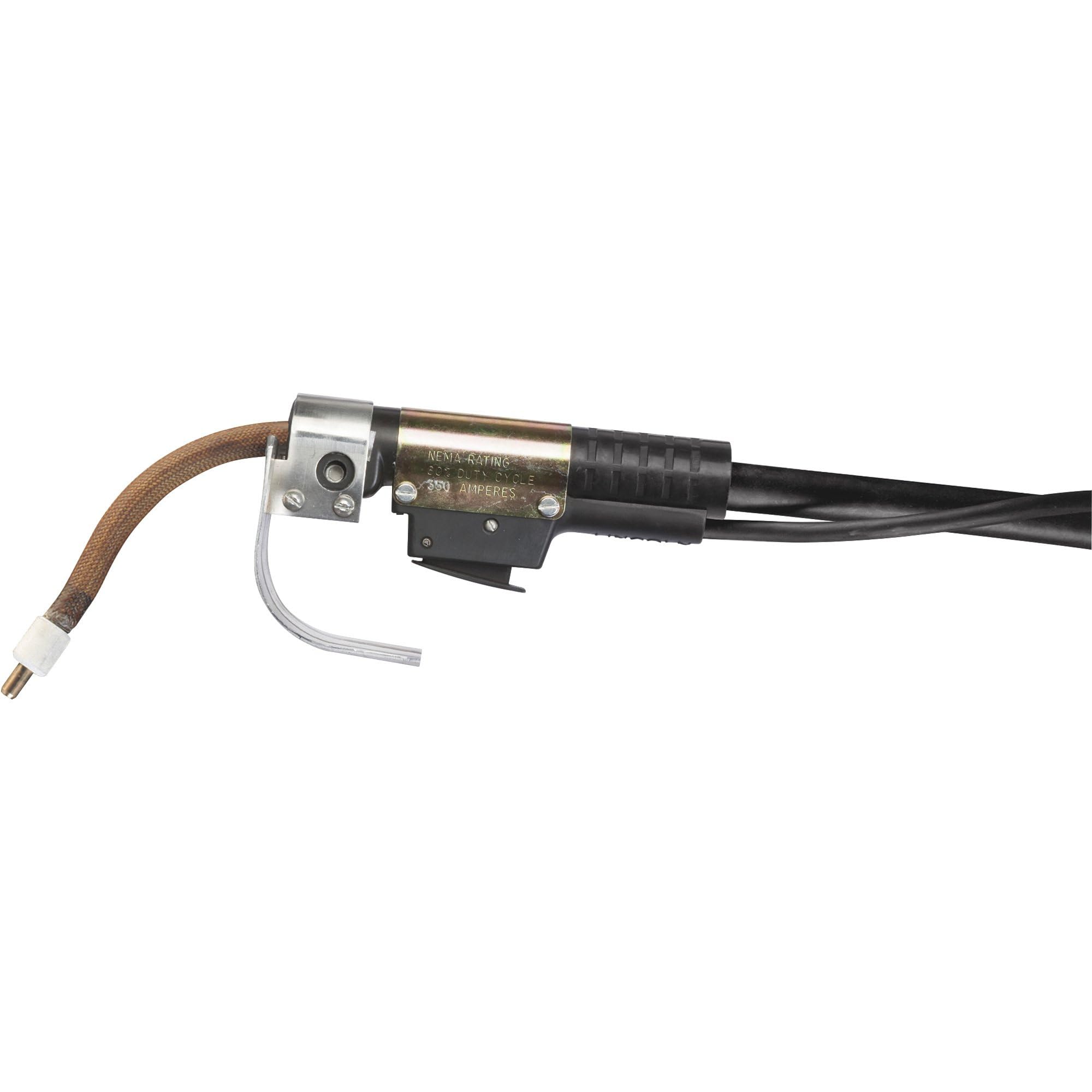 Lincoln Electric 350 Amp Magnum Classic Air Cooled Semi-Automatic MIG Gun for 0.062" - 332" Wire with 15' Leads and 62° Tube (for Use with LN-7, LN-8,
