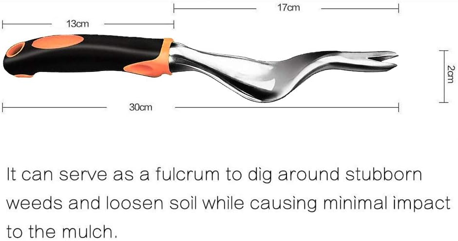 Qi Mei Garden Weeding Removal Cutter Tools Weed Puller Dandelion Digger Puller Weeding Tools Best Tool for Garden Lawn Yard(Orange) : Garden & Outdoor