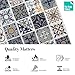 Tic Tac Tiles Peel and Stick Self Adhesive Removable Stick On Kitchen Backsplash Bathroom 3D Wall Sticker Wallpaper Tiles in Moroccan Rano (10)
