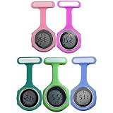 Especificaciones: Tamaño: 9 cm. El paquete incluye: 5 relojes de enfermera.