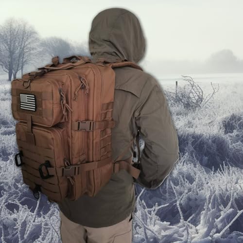 Image of Hannibal Tactical MOLLE Assault Backpack, Tactical Backpack Military Army Camping Rucksack