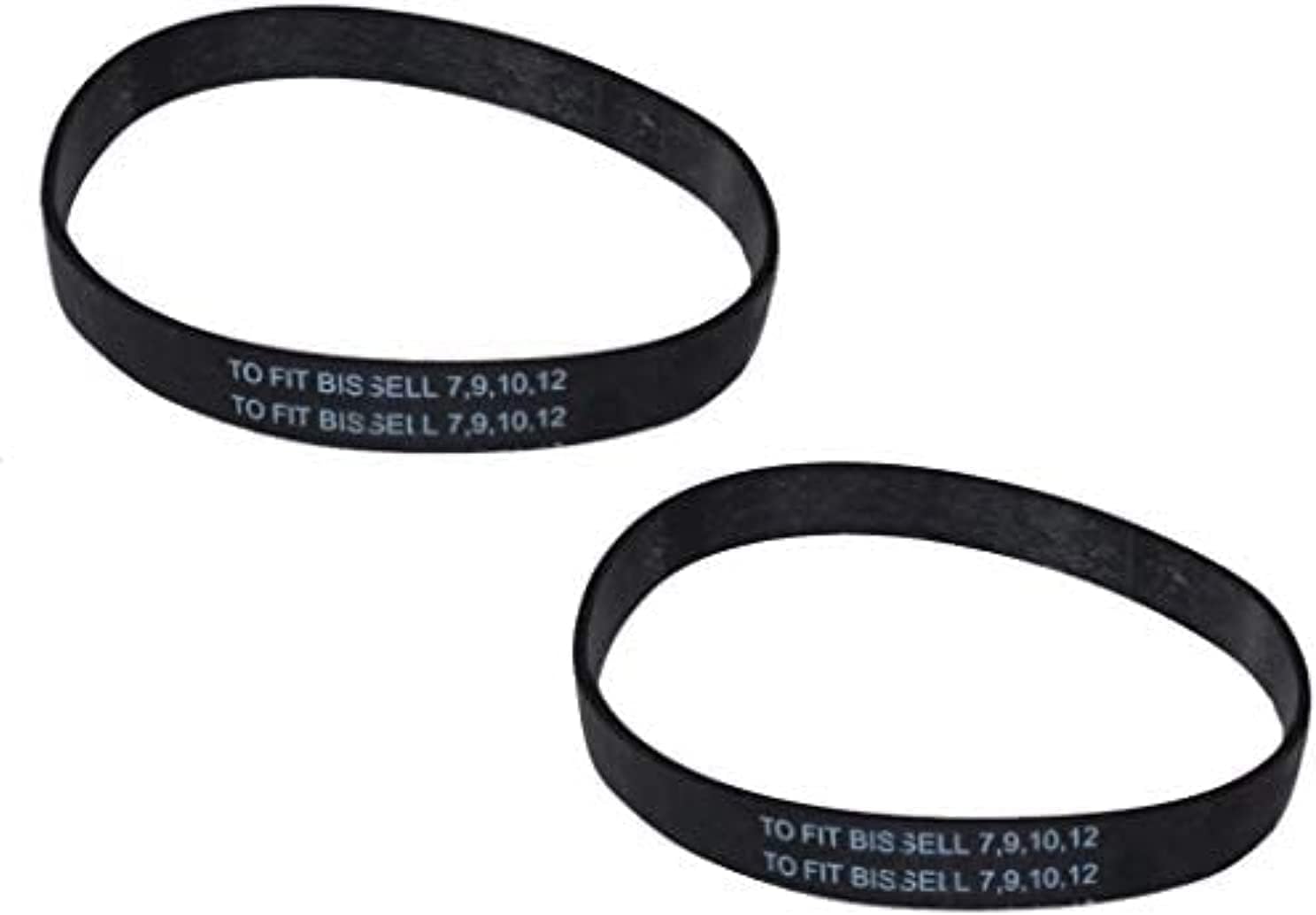 2 BISSELL ORIGINAL BELTS TO FIT 7, 9, 10, 12,14,16 VACUUMS