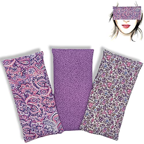 Augenkissen yoga "Pack 3 - lila's 2023" | Lavendel Samen und Reis | Yoga, Meditation, Entspannung, für Ihre Augen Cover