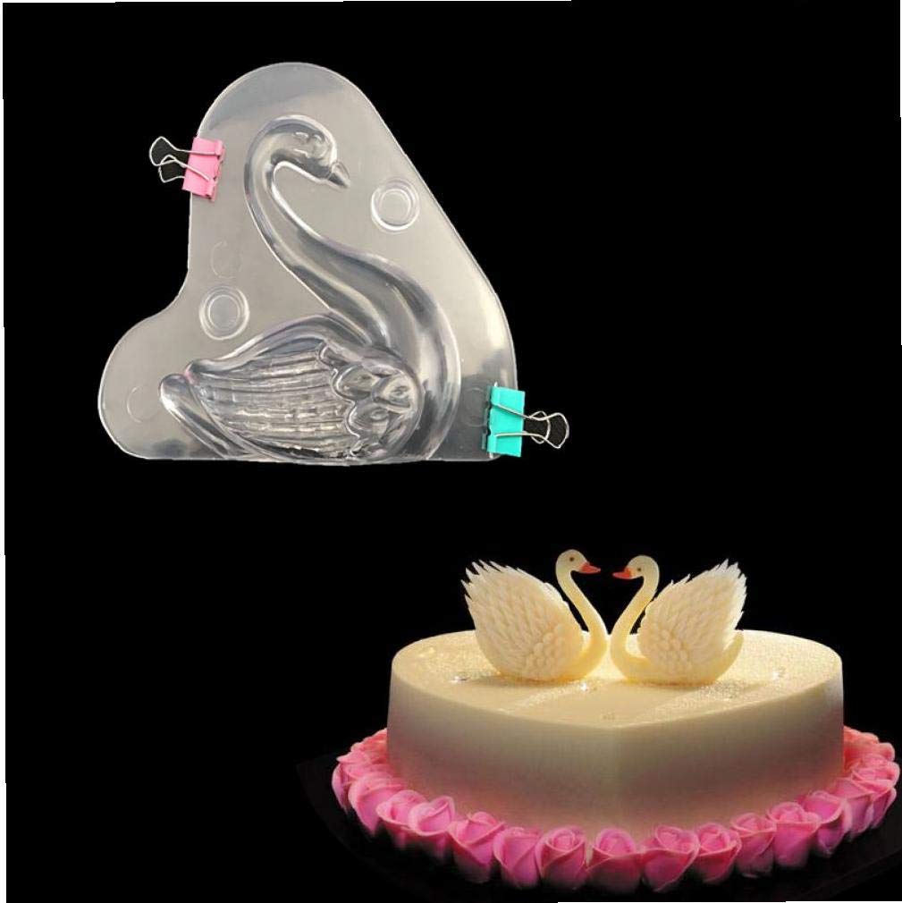 Lankater 3D Swan Shoe Shape Baking Mould Chocolate Candy Jelly Mousse Mold Decorating Tools