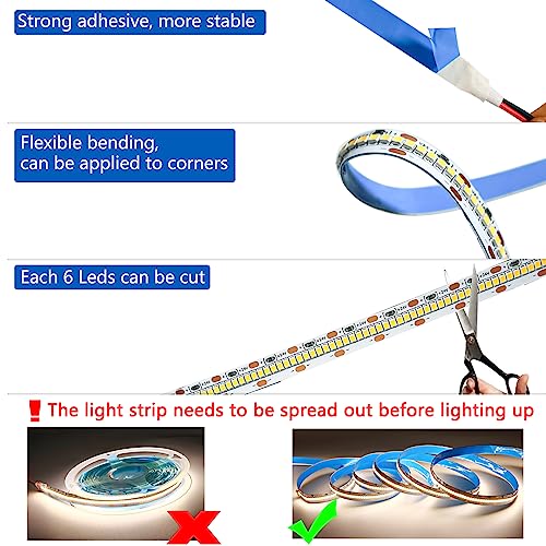 Tira de luces LED 24V blanco natural 5m 2100 LEDs miniatura 3