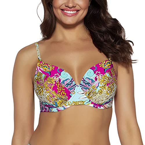 Haut de maillot de bain Ava SK-172 multicolore 115D : fini le manque de maintien à la plage
